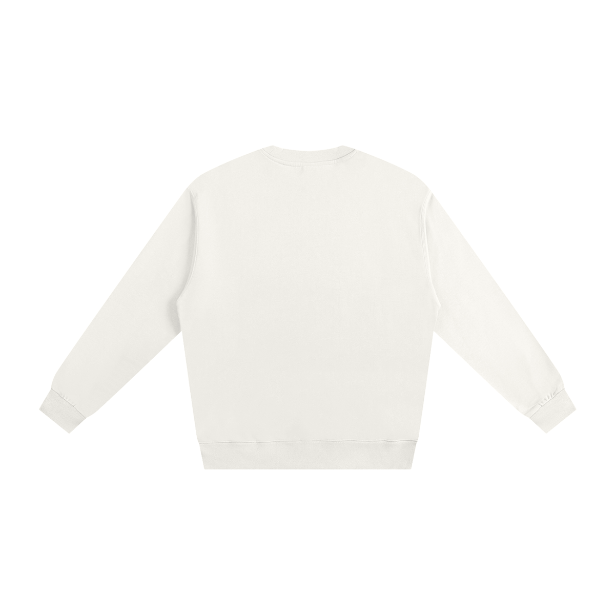 NEVER DEFEATED HEAVYWEIGHT SWEATSHIRT ‘WHITE’