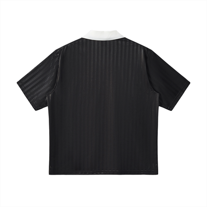 NEVER DEFEATED STRIPED SOCCER JERSEY