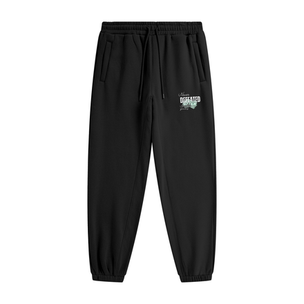 NEVER DEFEATED JOGGERS 'VOLUME 2' BLACK