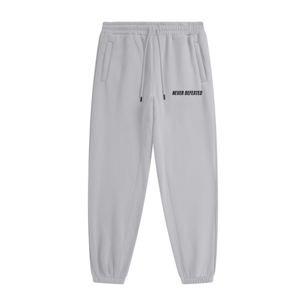 NEVER DEFEATED JOGGERS 'VOLUME 1' GRAY