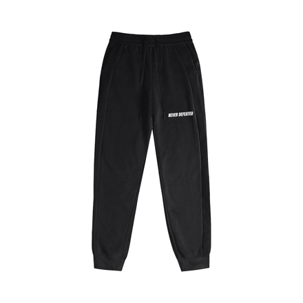 NEVER DEFEATED JOGGERS WOMEN ‘VOLUME 1’ BLACK