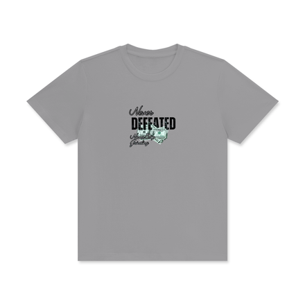 NEVER DEFEATED CLASSIC TEE 'VOLUME 2' GRAY