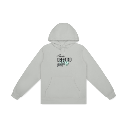 NEVER DEFEATED CLASSIC HOODIE 'VOLUME 2' GRAY