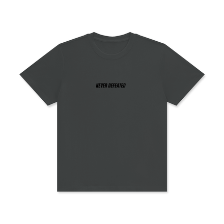 NEVER DEFEATED CLASSIC TEE 'VOLUME 1' BLACK