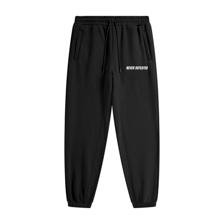 NEVER DEFEATED JOGGERS 'VOLUME 1' BLACK