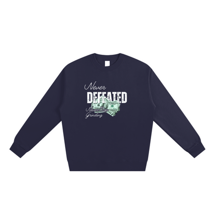 NEVER DEFEATED SWEATSHIRT 'VOLUME 2' BLACK