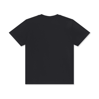 NEVER DEFEATED CLASSIC LOGO TEE ‘BLACK’