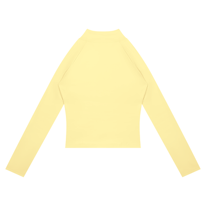 NEVER DEFEATED PANELED YOGA JACKET 'YELLOW'
