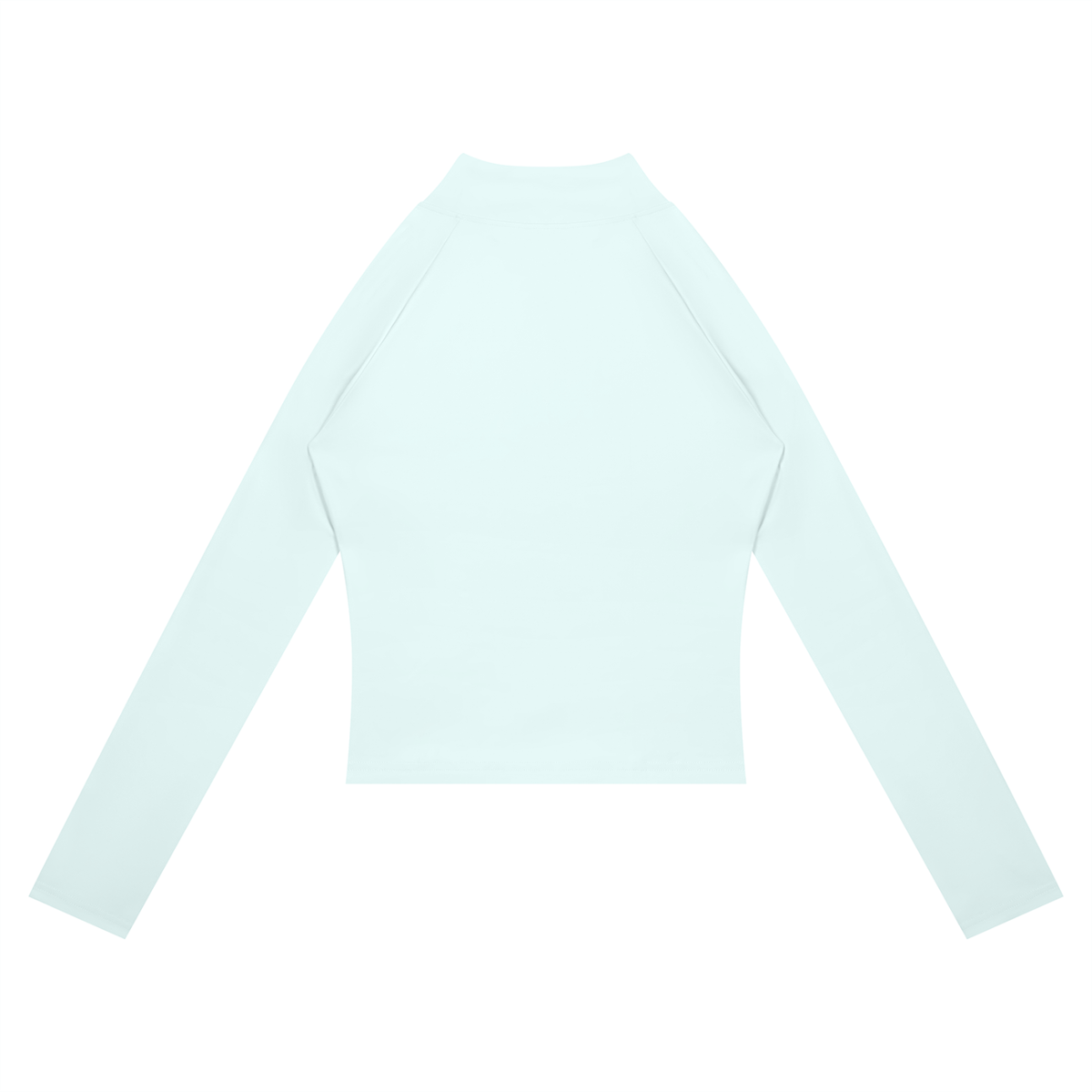 NEVER DEFEATED PANELED YOGA JACKET 'BABY BLUE'