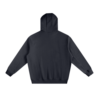 NEVER DEFEATED HIGH NECK HOODIE ‘BLACK’
