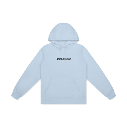 NEVER DEFEATED CLASSIC HOODIE ‘BLUE’