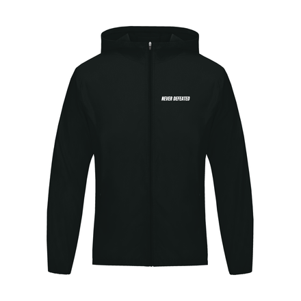 NEVER DEFEATED SPORTS JACKET 'VOLUME 1' BLACK