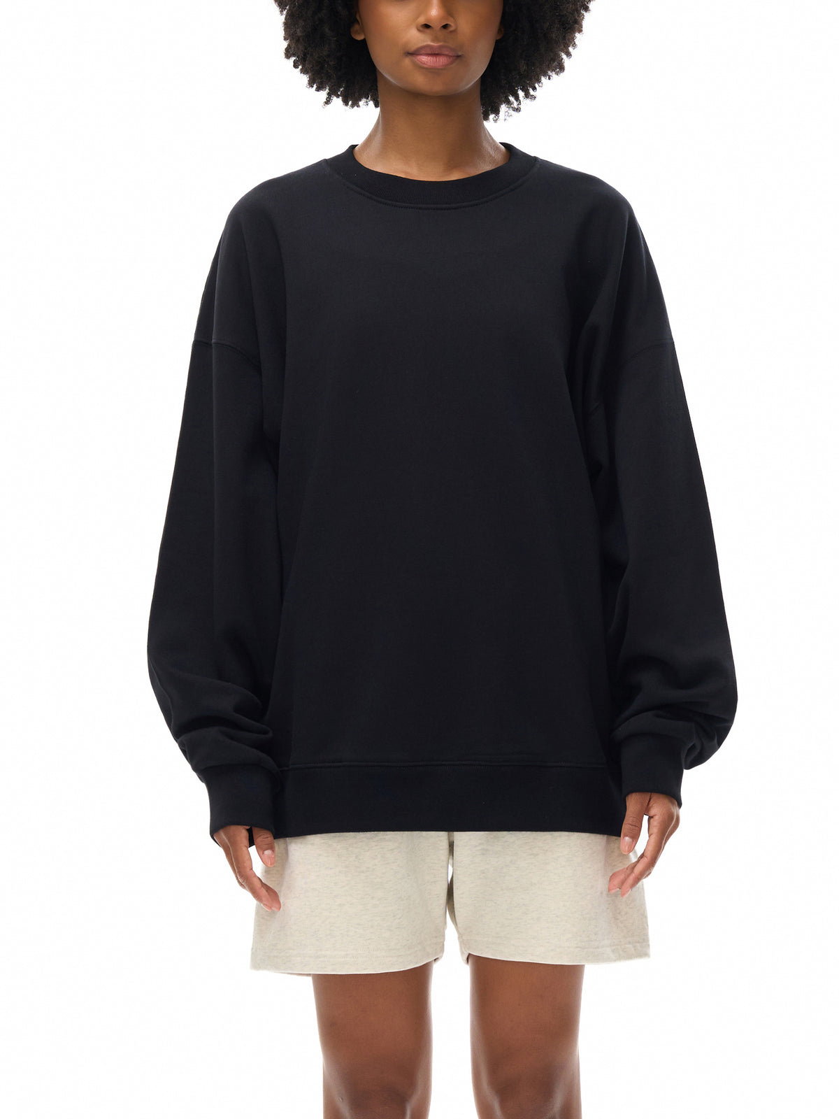 NEVER DEFEATED HEAVYWEIGHT SWEATSHIRT ‘GRAY’