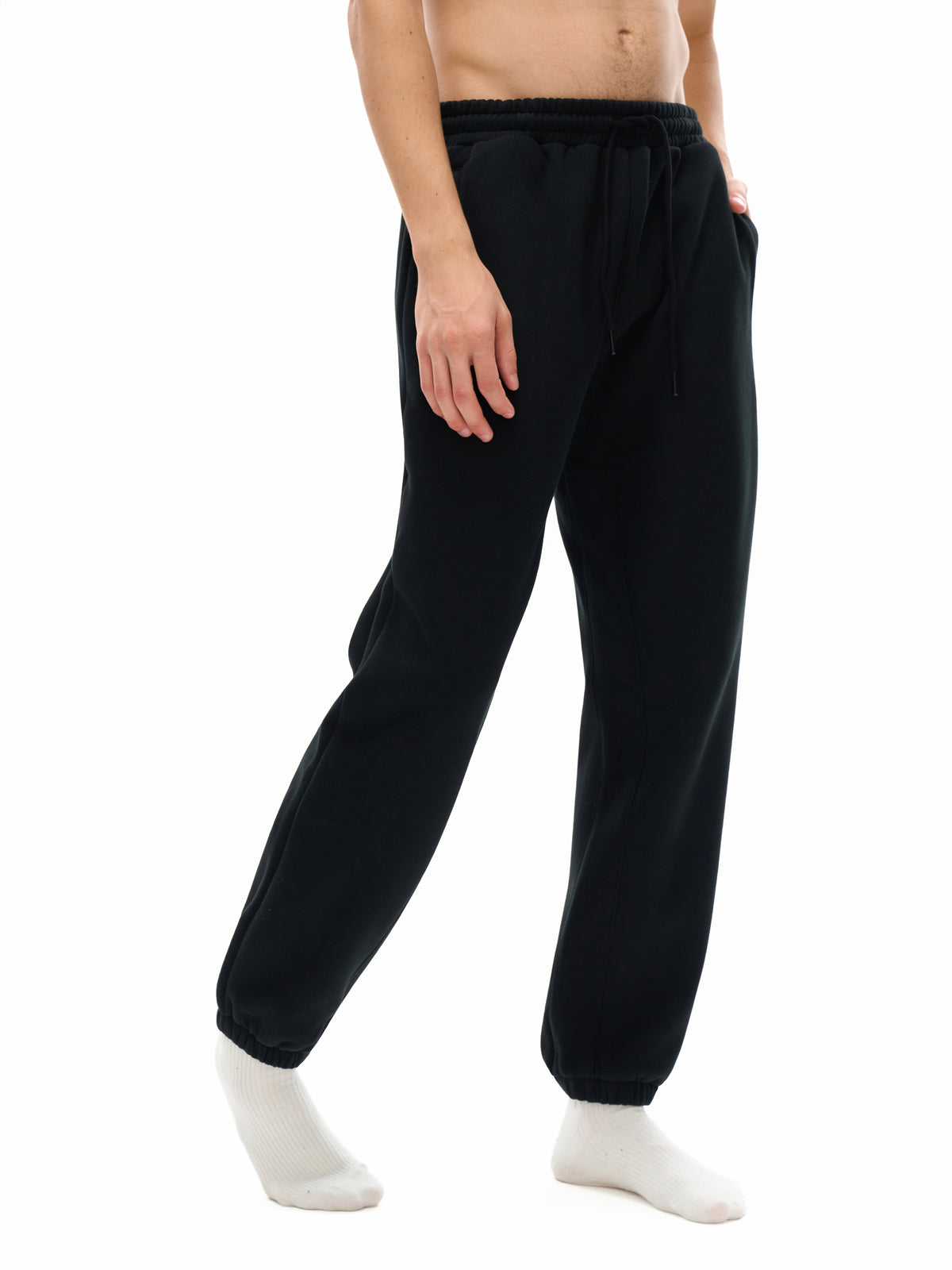 NEVER DEFEATED FLEECE JOGGERS ‘WHITE’